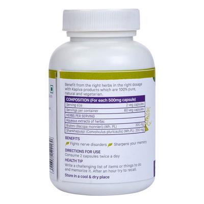 Kapiva Brahmi + Memory Capsules 60's - Health Products