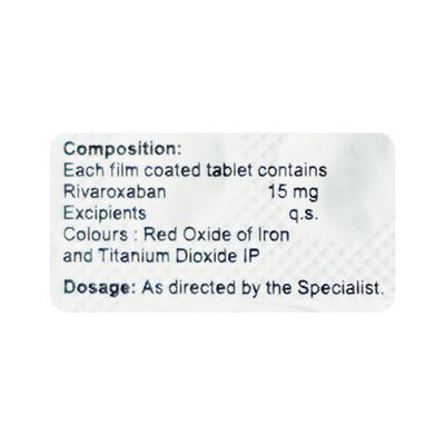 RIVATOP 15 Tablet 14's - Blood Clot-Ant