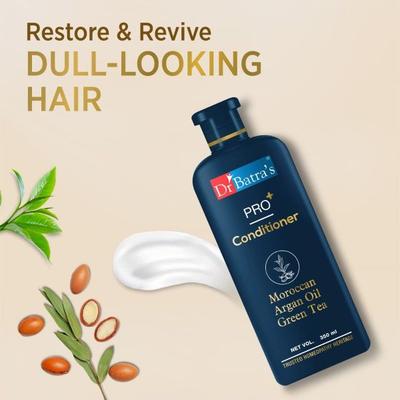 Dr Batra's Hair Fall Control Shampoo 350 ml + PRO+ Conditioner 350 ml + PRO+ Hair Fall Control Oil 200 ml - Hair Treatment