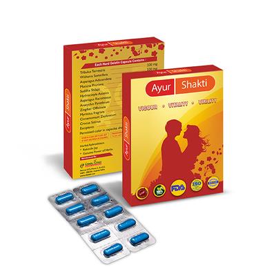 VitaGreen Ayur Shakti Capsules 10's - Herbal Dietary Supplement