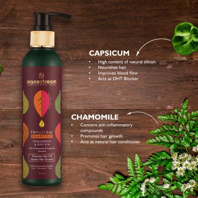 Manestream FenuGrow Shampoo 250 ml + FenuGrow Conditioner 250 ml 1's - Shampoos