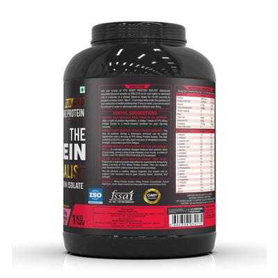 The Protein Specialist Whey Protein Isolate - Chocolate Flavour 1 kg - Whey Proteins