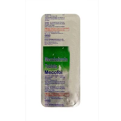 Mecofol 500mcg Tablet 10'S - Supplements-Vbc