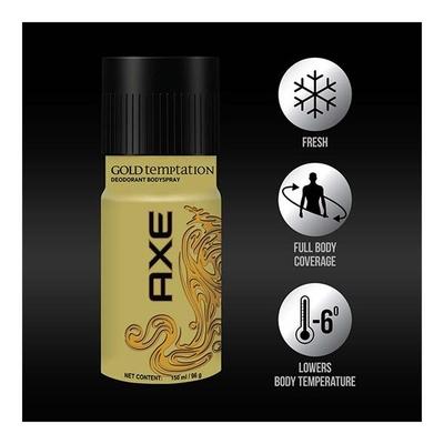 AXE Gold Temptation Deodorant 150 ml - Men Deodorants/Roll-Ons