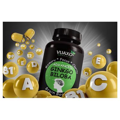 Vuaxo Herbals Advanced Ginkgo Biloba Capsule 60's - Herbal Dietary Supplement