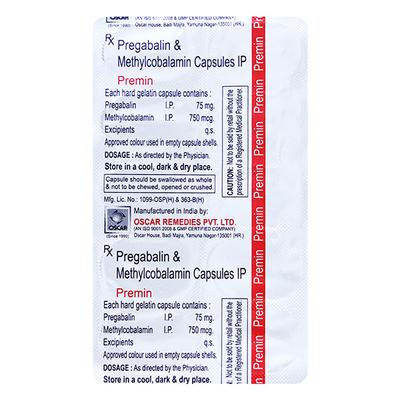 PREMIN Capsule 10's - Nootropics And Neurotrophics