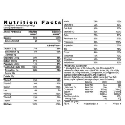 GNC Pro Performance Weight Gainer 2200 Gold Powder - Vanilla Flavour 6 lb - Weight Gain