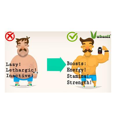 Vubasil Sports Testoboost Capsule (Pack of 5 x 60's) - Workout Essentials