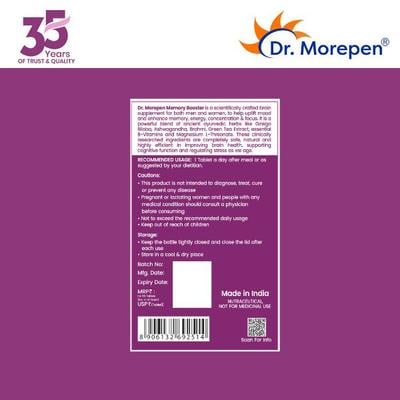 Dr. Morepen Memory Focus & Mood Tablet 60's - Vital Health