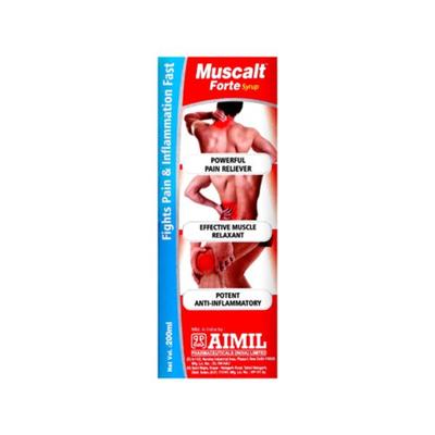 Aimil Muscalt Forte Syrup (Pack of 3 x 200 ml) - Speciality Medicines