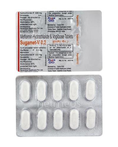 Sugamet V 0.2mg Tablet 10'S - Diabetes-Ant