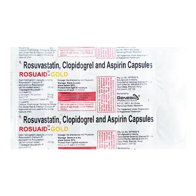 ROSUAID GOLD 10/75 Capsule 10's - Blood Clot-Ant