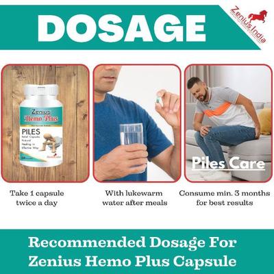 Zenius Hemo Plus Piles Relief Capsule 60's - Speciality Medicines