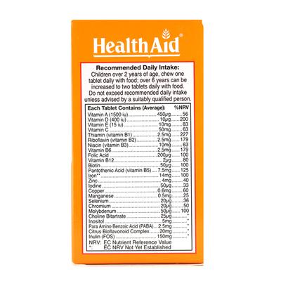 HealthAid Childrens Multivitamins & Minerals Tablet 30's - Multi-Vitamins