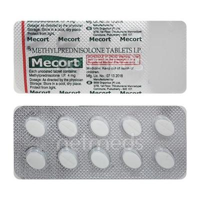 Mecort 4mg Tablet 10'S - Hormonal Therapy-Cor