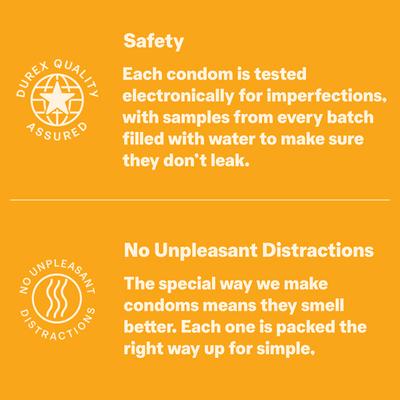 Durex Sensually Flavoured Condoms - Vanilla Popsicle 10's - Plain/Flavoured Condoms