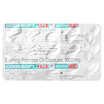 Codesoft Epo Capsule 15'S - Supplements-Sup
