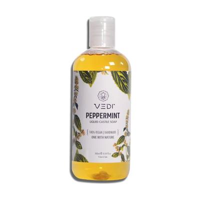 VEDI Castile Soap Liquid - Peppermint 300 ml - Personal Care (Ayush)