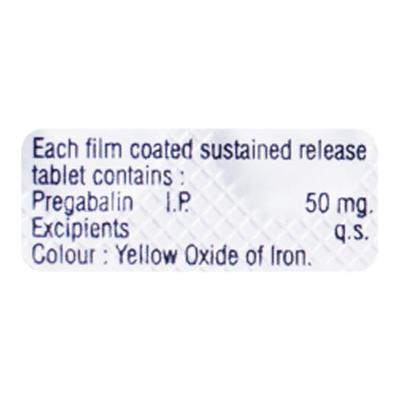 METLIN 50 SUSTAINED RELEASE Tablet 15's - Neuropathic Pain-Dru