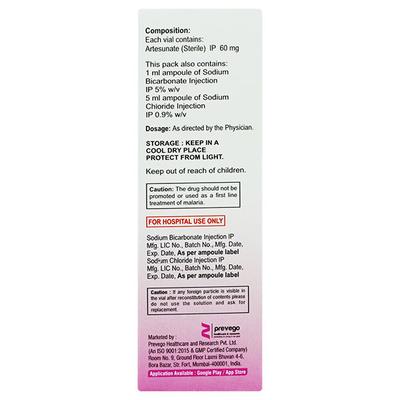 FALCIVAC 60mg Injection 1's - Malarial