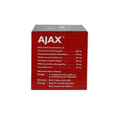 Kerala Ayurveda Ajax Capsules (Pack of 5 x 10's) - Sexual Healthcare