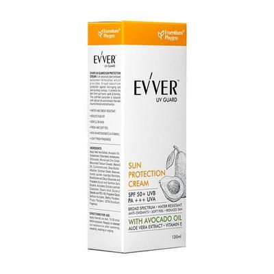 Evver Sun Protection UV Guard SPF 50 PA+++ Cream 100 ml - Face Sunscreen