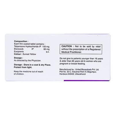 ETOTOL 150mg Tablet 10's - Muscle Cramps/Spasticity-Mus