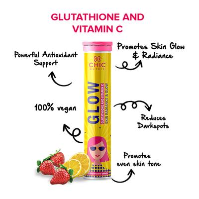 Chicnutrix Complete Skin Nutrition Formula Effervescent Tablet (Pack of 2 x 20's) - Hair & Skin