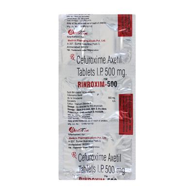 RINROXIM 500 Tablet 10's - Bacterial Infections-Cep