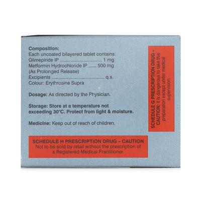 Ibformin G 1mg Tablet 10'S - Diabetes-Ant