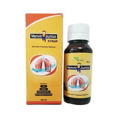 Venvir Junior Ayurvedic Cough Syrup 60 ml - Cough & Cold (Ayush)