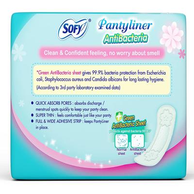 Sofy AntiBacteria Pantyliner 36's - Panty Liners