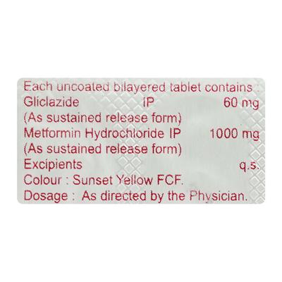 CARRYL M FORTE 60mg Tablet 10's - Diabetes-Ant