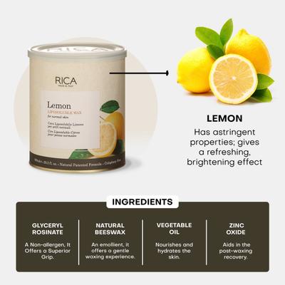 Rica Liposoluble Wax - Lemon 800 ml - Shaving & Hair Removal