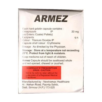 ARMEZ 20mg Capsule 15's - Ulcer/Reflux/Flatulence-Aaa