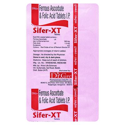 SIFER XT Tablet 10's - Supplements-Vam
