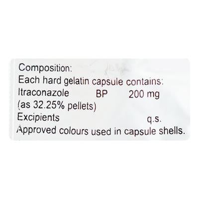 CANDIRAP 200mg Capsule 4's - Fungal Infections-Anf