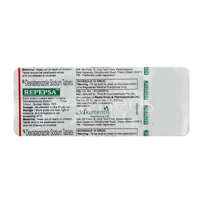 Repepsa Tablet 10'S - Ulcer/Reflux/Flatulence-Aaa