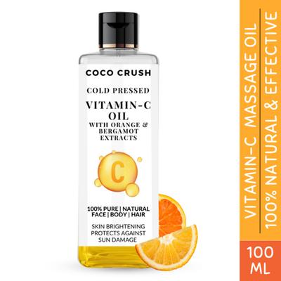 Coco Crush Cold Pressed Vitamin-C Oil 100 ml - Personal Care (Ayush)