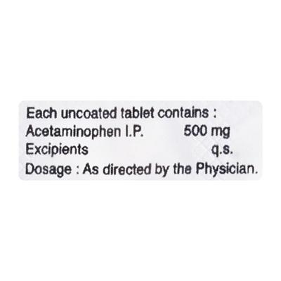 XT PARA 500 Tablet 10's - Pain relief-Ano