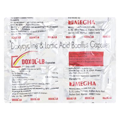 DOXOL LB Capsule 8's - Bacterial Infections-Tet