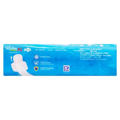 Stayfree Secure Dry Cover with Wings Sanitary Pads (XL) 6's - Sanitary Napkins
