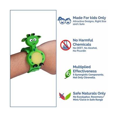 Baby Safety Inc Giffy Mosquito Repellent Slap Band (2 Refills + 6 Patches) - Mosquito Repellent