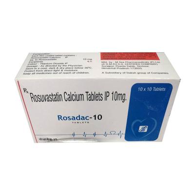 ROSADAC 10 Tablet 10's - High Cholesterol-Dys