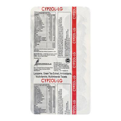 CYPZOL LG Tablet 10's - Supplements-Vam