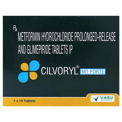 Cilvoryl M Forte 1Mg Tablet 10's - Diabetes-Ant