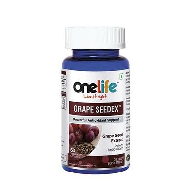 Onelife Grape Seedex (Powerful Antioxidant) Capsule 60's - Vital Health
