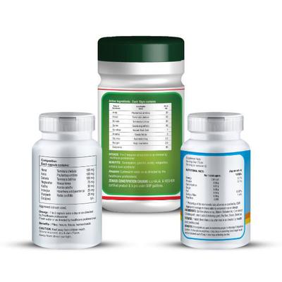 Zenius Hemo Plus Piles Relief Capsule 60's + Constipation Churan Powder 100 gm + Fiber 800 mg Tablet 60's 1's - Speciality Medicines