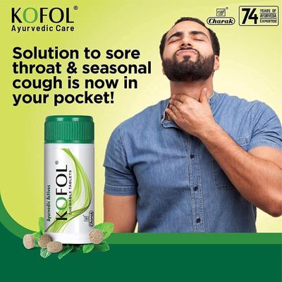 Kofol Chewable Tablets (Pack of 3 x 60's) - Sore Throat Lozenges