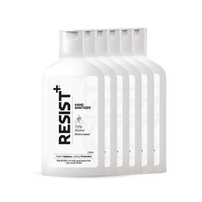 RESIST+ Hand Sanitizer (Pack of 6 X 120 ml) - Hand Sanitizer